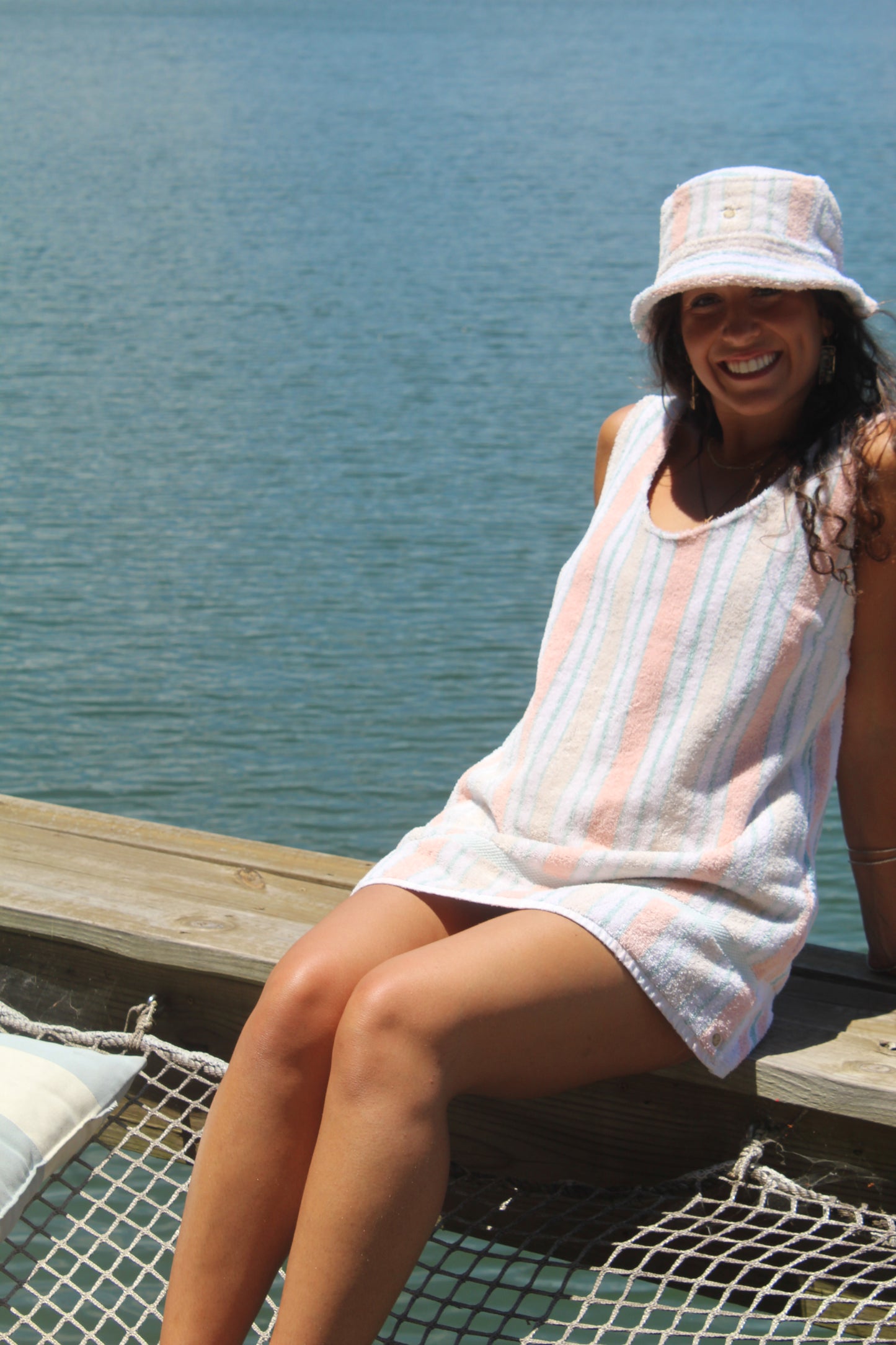 SUNSET ON THE LAKE TOWEL DRESS