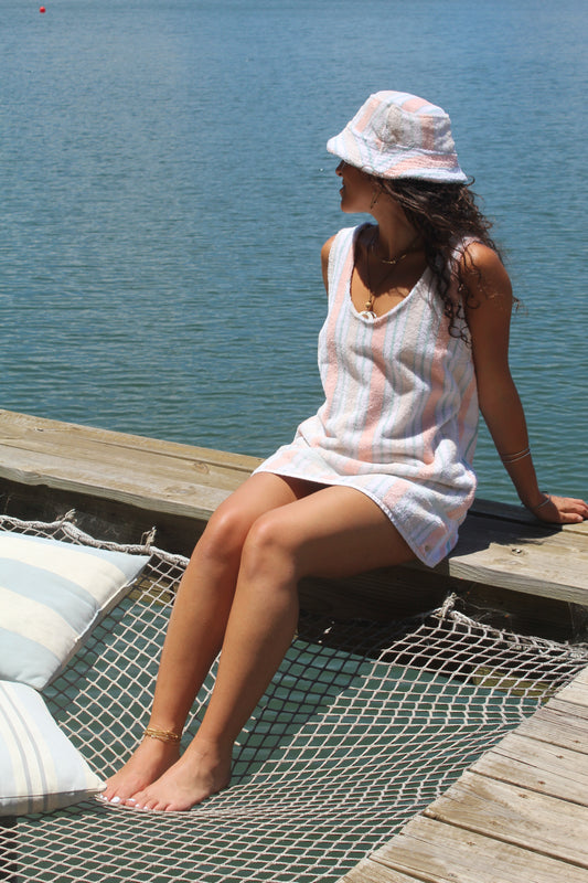 SUNSET ON THE LAKE TOWEL DRESS