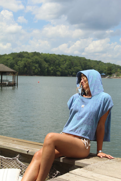 DOLPHIN WATCHING TOWEL HOODIE