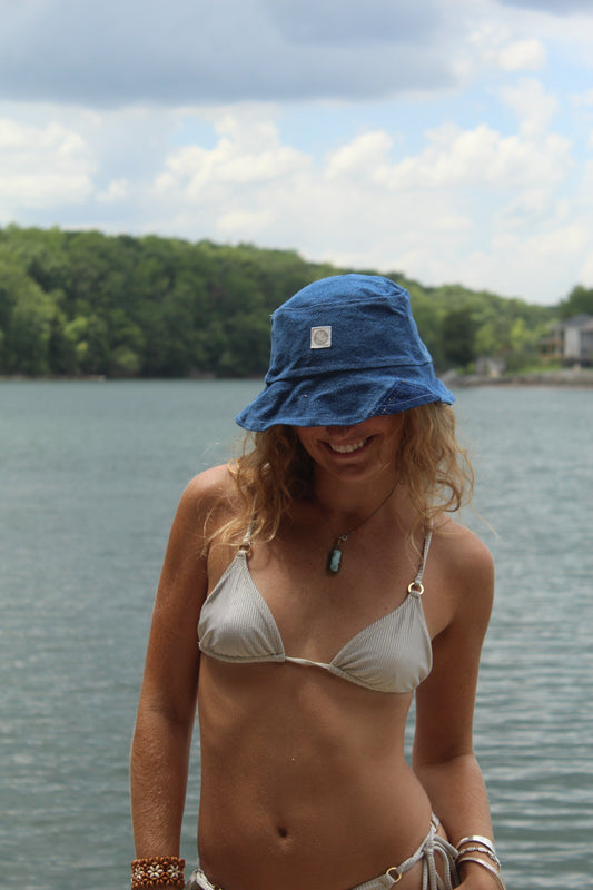 DEEP SEA DENIM BUCKET HAT