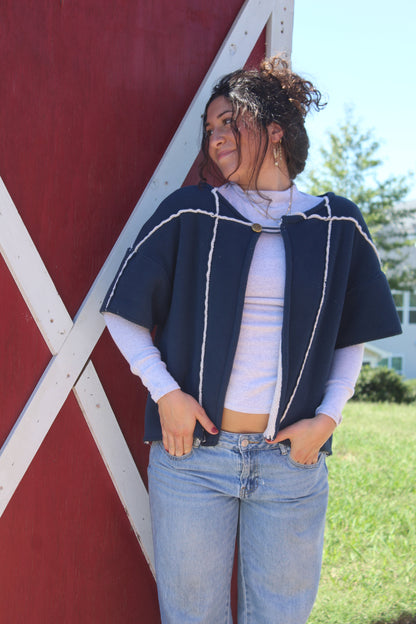 DOCKSIDE NAVY VEST