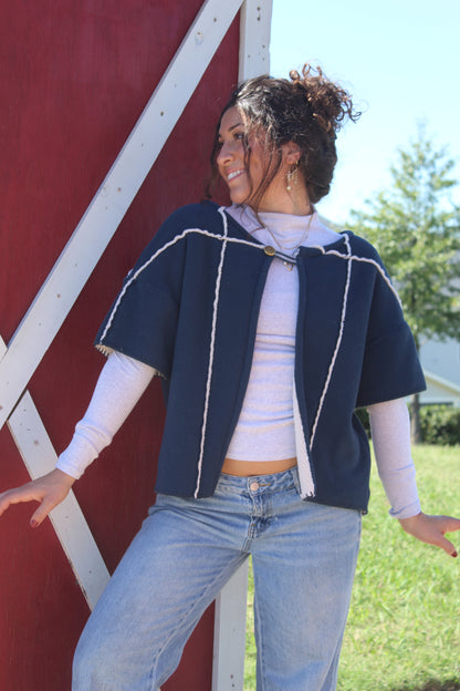 DOCKSIDE NAVY VEST