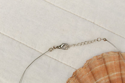 BUBBLEGUM BEAD NECKLACE