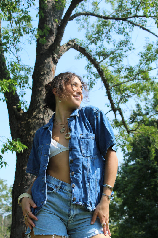 BLUE JEAN BREEZE TOP