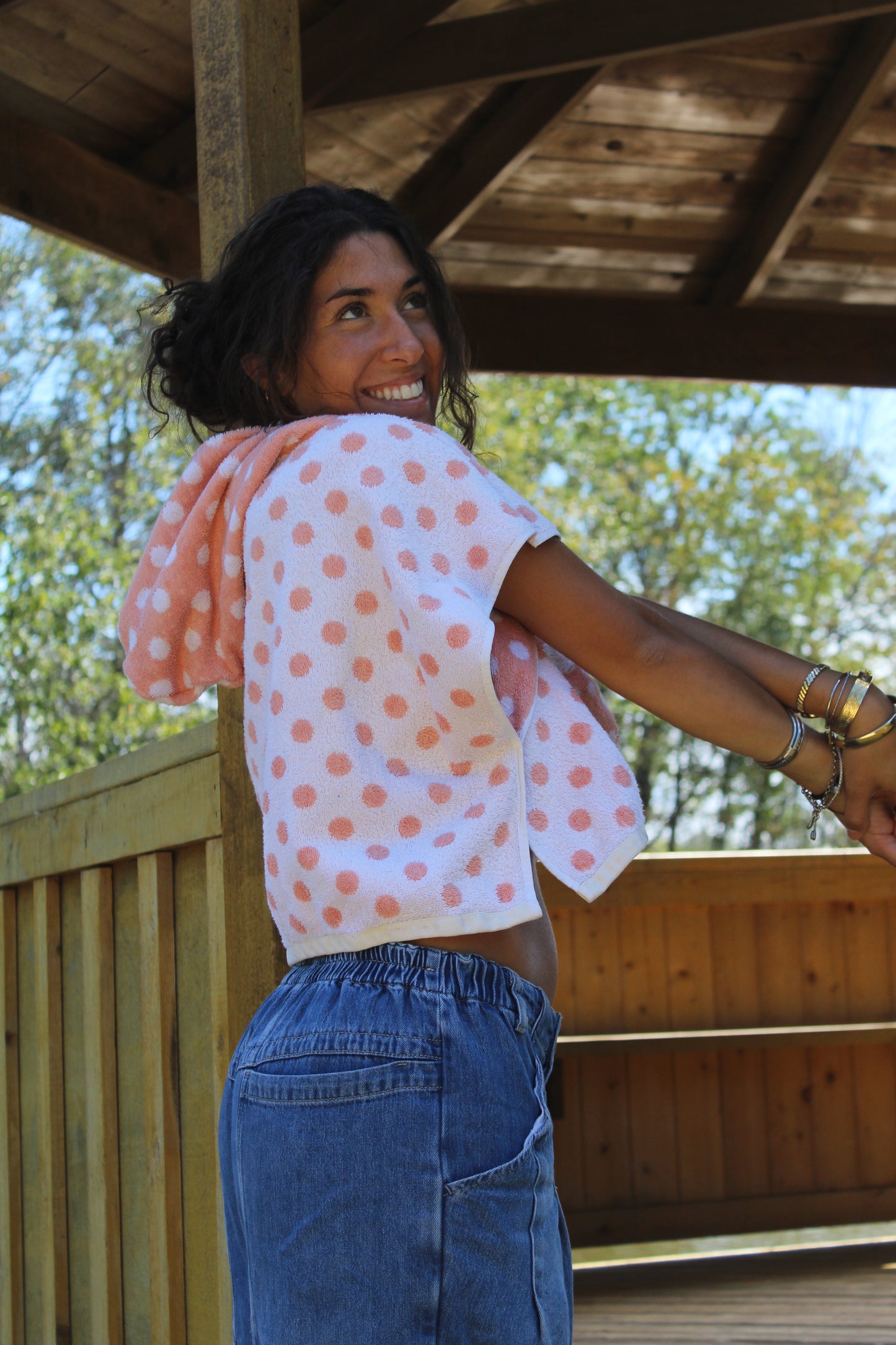 MISS. DOTTY TOWEL HOODIE