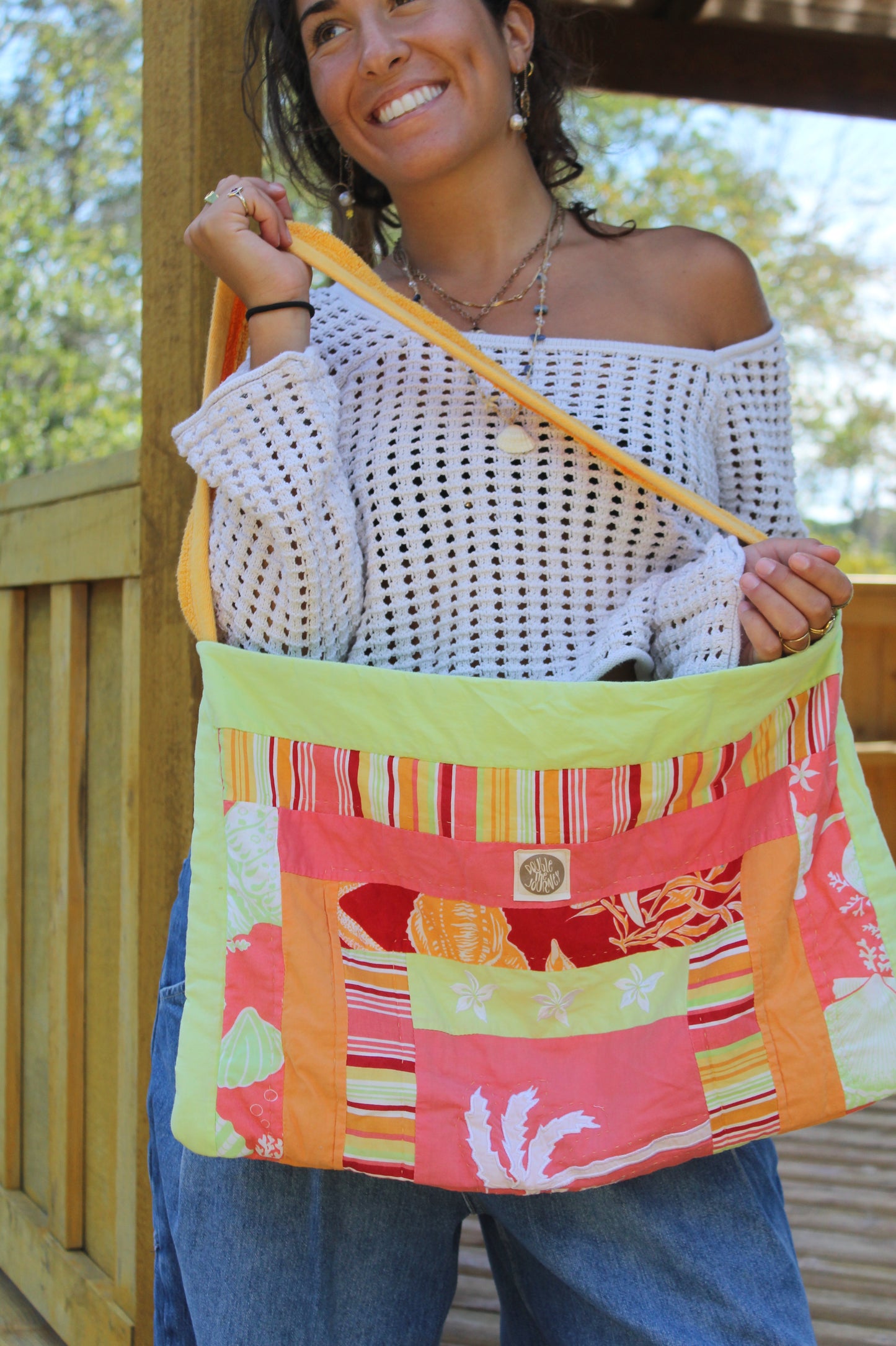 POP OF PALM BAG