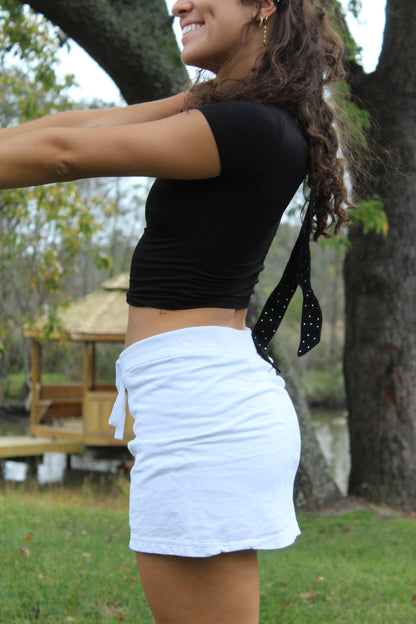 COZY COTTON MINI SKIRT