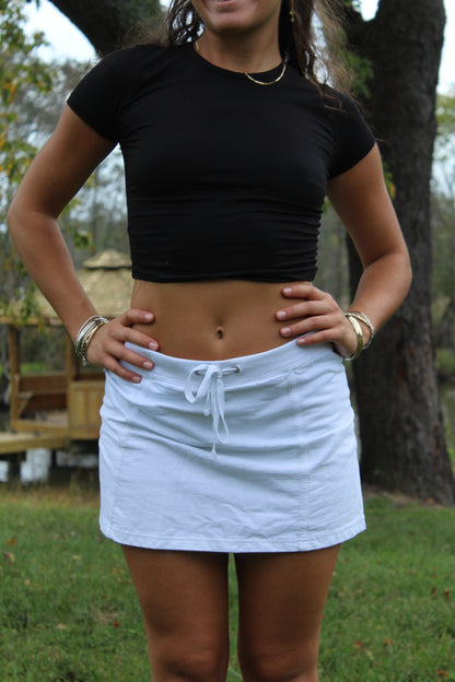 COZY COTTON MINI SKIRT