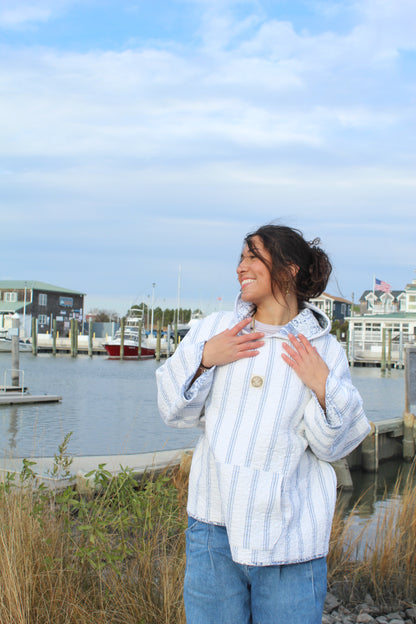 REVERSE PEPPERMINT HOODIE