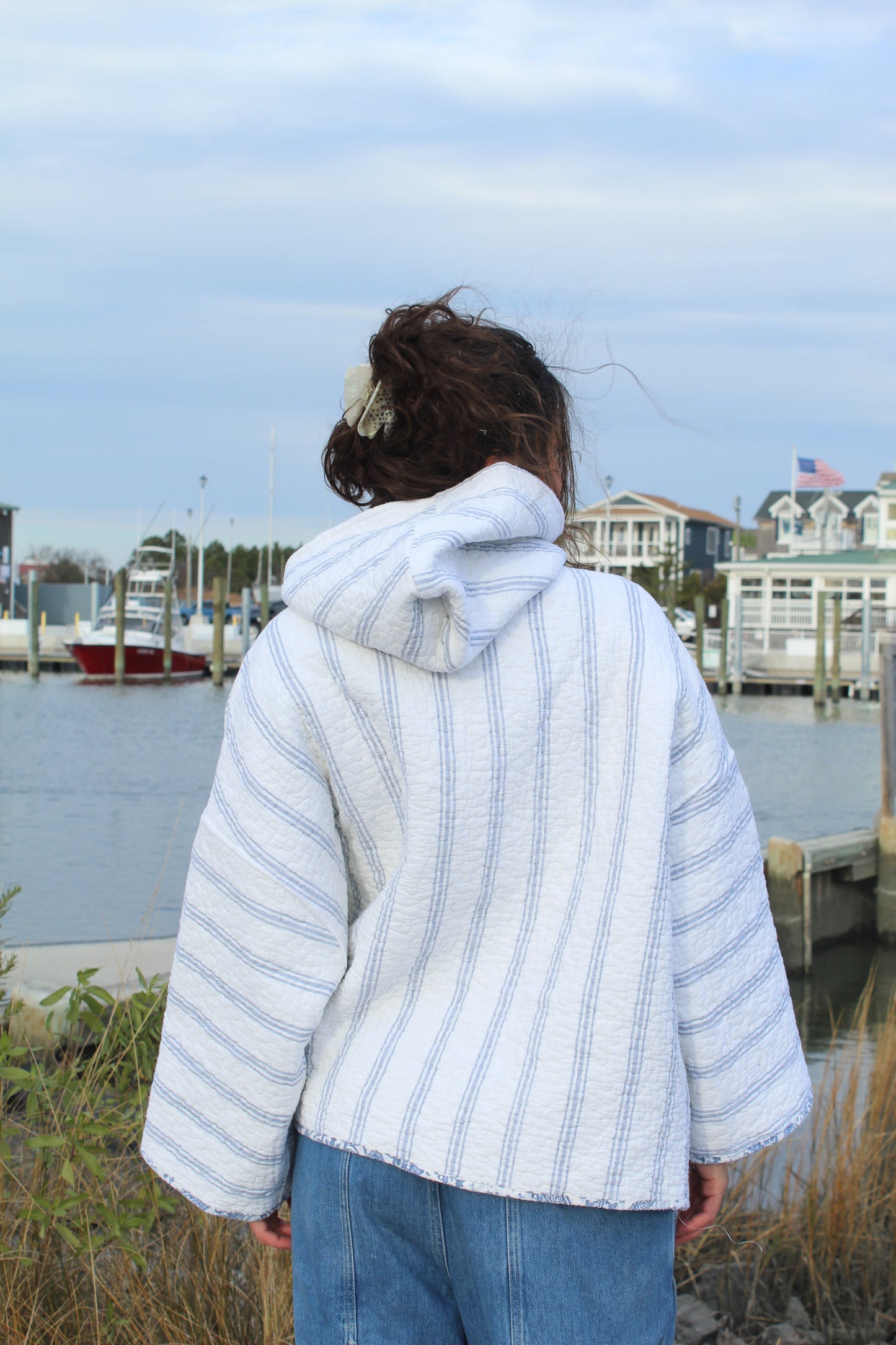 REVERSE PEPPERMINT HOODIE