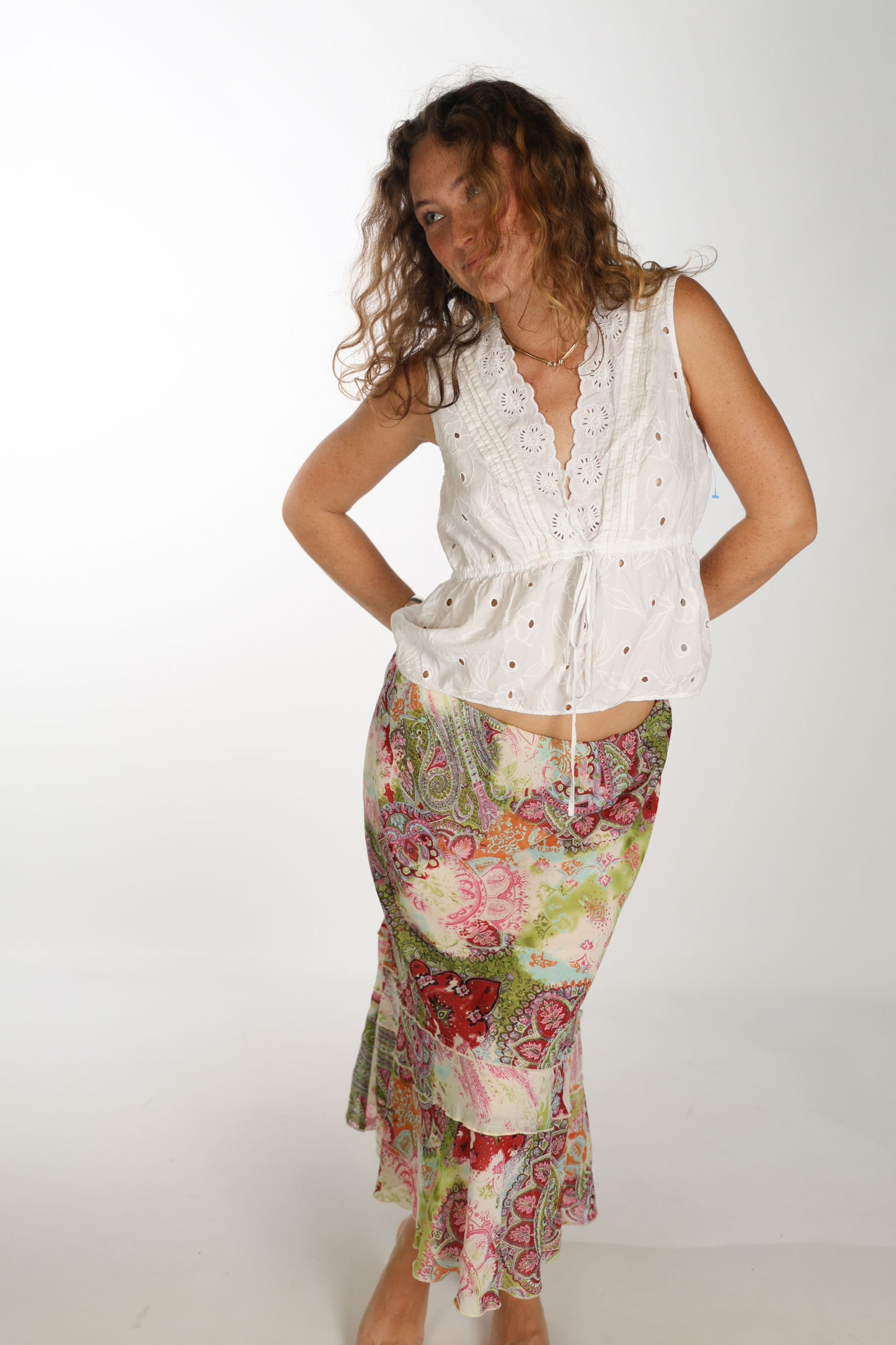 PALM BREEZE MAXI SKIRT