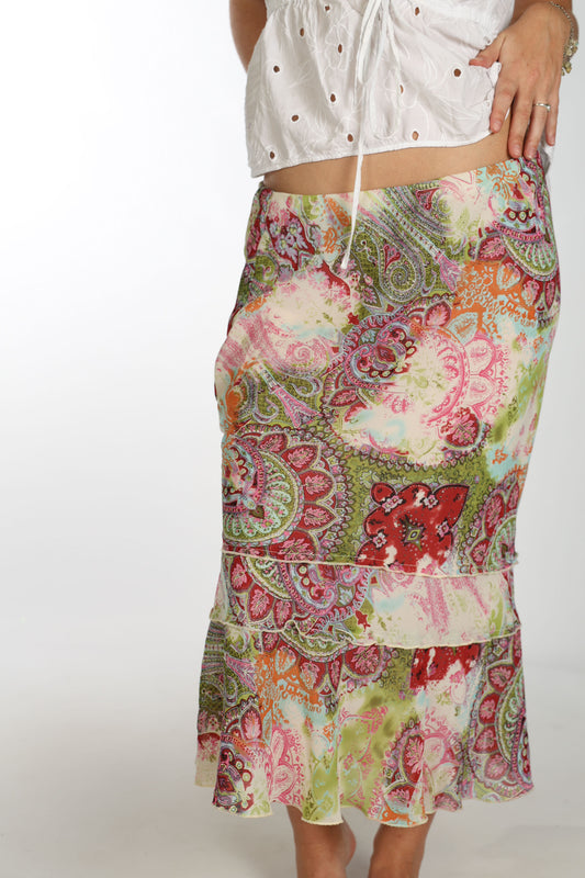 PALM BREEZE MAXI SKIRT