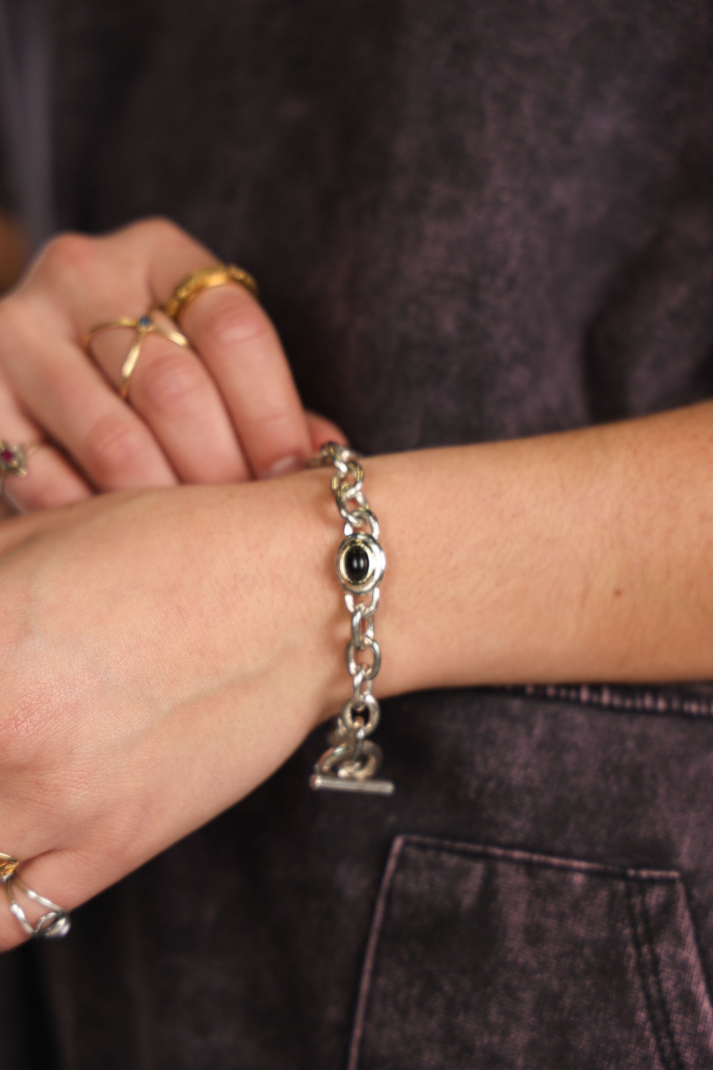 SILVER LINKS BRACELET